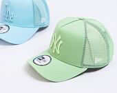 Dětská Kšiltovka New Era 9FORTY Kids A-Frame Trucker MLB Tonal Mesh New York Yankees Bright Green