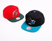 Kšiltovka Mitchell & Ness NHL Team 2 Tone 2.0 Snapback San Jose Sharks Black / Teal