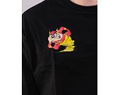 Triko New Era Superhero × Looney Tunes Character Oversized Tee Black