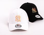 Kšiltovka New Era 9FORTY MLB Neon Outline New York Yankees White / Orange