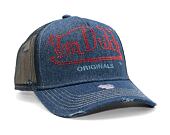 Von Dutch Trucker Fargo Cotton Denim Denim/Navy Cap