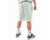 Kraťasy Karl Kani Retro Pinstripes Mesh Shorts light mint/white