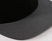 Kšiltovka Yupoong 110 Fitted Snapback Black / Grey