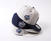 Kšiltovka New Era 59FIFTY MLB World Series Pin New York Yankees Stone / Chrome White