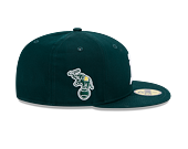 Kšiltovka New Era 59FIFTY MLB Team Side Patch Oakland Athletics Dark Green / White