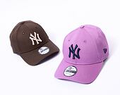 Kšiltovka New Era 9FORTY MLB League Essential New York Yankees Purple Nitro / Navy