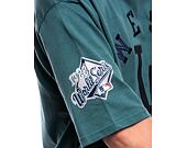 Triko New Era MLB Team Patch Oversized Tee Los Angeles Dodgers Cooperstown Dark Green / Black