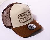 Kšiltovka New Era 9FORTY A-Frame Trucker Seasonal Patch Red Bull F1 - Walnut / Stone