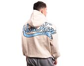 Mikina Karl Kani Chest Signature Os Full Zip Diner Hoodie vanilla melange