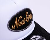 Dětská kšiltovka New Era 9FORTY Kids A-Frame Trucker Oval Black / White