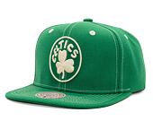 Kšiltovka Mitchell & Ness Contrast Natural Snapback Hwc Boston Celtics Green