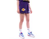 Dámské Kraťasy New Era NBA Team Logo Shorts Los Angeles Lakers - Purple / Gold