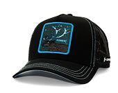 Kšiltovka Capslab Trucker - Deer - Forest - Black