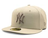 Kšiltovka New Era 59FIFTY MLB League Essential New York Yankees - Stone / Ash Brown