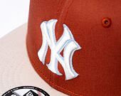 Kšiltovka New Era 9FIFTY MLB Patch New York Yankees Retro - Terracotta / Ivory