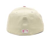 Kšiltovka New Era 59FIFTY MLB White Crown Los Angeles Dodgers Cooperstown Off White / Fondant Pink