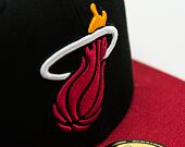 New Era 59FIFTY NBA Basic Miami Heat Black / Red Cap