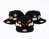 Kšiltovka Mitchell & Ness World Champs Snapback NBA Chicago Bulls Black