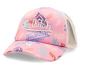 Kšiltovka Von Dutch Atlanta Foam Trucker - Logo Aop/White