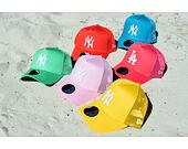 Kšiltovka New Era 9FORTY A-Frame Trucker MLB League Essential New York Yankees Fondant Pink / White