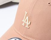 Kšiltovka New Era - 9FORTY Summer Washed - LA Dodgers - Camel / Off White