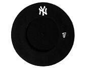 Dámský baret New Era - Wool Beret - NY Yankees - Black