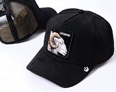 Kšiltovka Goorin Trucker - The Suede Ram - Black