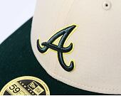 Kšiltovka New Era - 59FIFTY Low Profile "Late Fall Vibes" - Atlanta Braves - Cream / Green