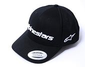 Kšiltovka Alpinestars - Linear Wordmark 2.0 - Black/White