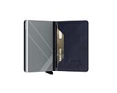 Peněženka Secrid Slimwallet Stitch Linea - Navy