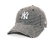 Dámská Kšiltovka New Era - 9FORTY Womens MLB houndstooth - NY Yankees - Black / White