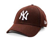 Kšiltovka New Era - 9FORTY MLB Melton Medium - NY Yankees - Brown / White