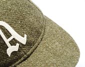 Kšiltovka New Era - 9FIFTY Retro Crown Harris Tweed - Oakland Athletics - New Olive