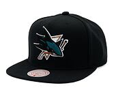 Kšiltovka Mitchell & Ness - Conference Patch Snapback - San Jose Sharks - Black