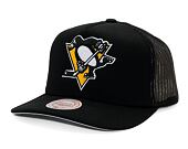 Kšiltovka Mitchell & Ness - Evergreen Trucker - Pittsburgh Penguins - Black