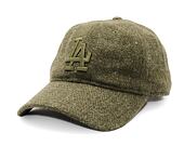 Kšiltovka New Era - 9TWENTY MLB Harris Tweed - LA Dodgers - Olive