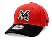 Kšiltovka New Era - M Logo 39THIRTY - AC Milan - Scarlet / Black