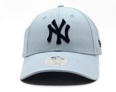 Dámská Kšiltovka New Era - MLB Metallic 9FORTY - NY Yankees - Pastel Blue / Navy