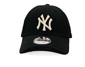 Kšiltovka New Era - MLB Essential 9FORTY - NY Yankees - Black / Stone