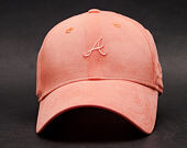 New Era Women Felt Atlanta Braves 9FORTY Blush Strapback Womens Cap