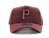 New Era Seasonal Heather 9FORTY A-Frame Pittsburgh Pirates Heather Medium Red Snapback Cap