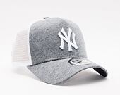 New Era 9FORTY Trucker MLB Jersey New York Yankees Grey Heather / White Cap