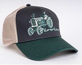 Stetson Trucker Plowing by Lierys Green/Grey 7751172 Cap