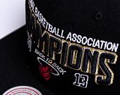 Mitchell & Ness Nba Champs Snapback Hwc Miami Heat Black Cap