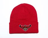 Mitchell & Ness FANDOM KNIT BEANIE HWC Atlanta Hawks Red