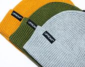 UPFRONT PATCH Rib Beanie Lt Grey Melange