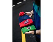 Mitchell & Ness TWO TONE POM BEANIE HWC Houston Rockets Blue