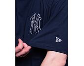 New Era Heritage Back Print Oversized Tee New York Yankees Oceanside Blue / Off White T-Shirt