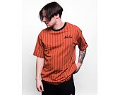 New Era Pinstripe Oversized Tee Redwood / Black T-Shirt