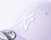 New Era 9FORTY MLB League Essential New York Yankees Lavender / Optic White Cap